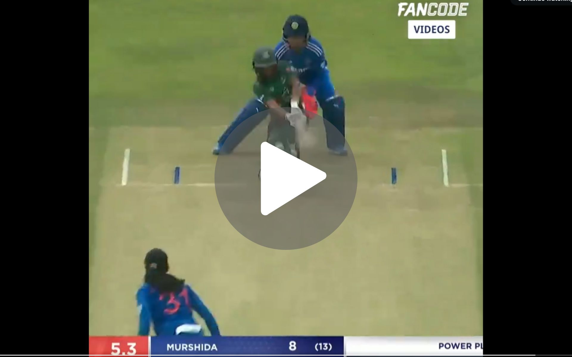 [Watch] Shreyanka Patil Outfoxes Bangladesh's Ace Batter With An Ashwin-Esque Delivery